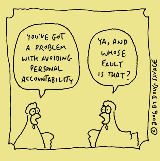 take responsibility