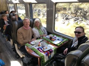 train ride to Machu Picchu